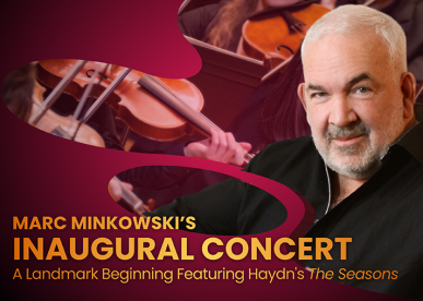 Marc Minkowski's Inaugural Concert